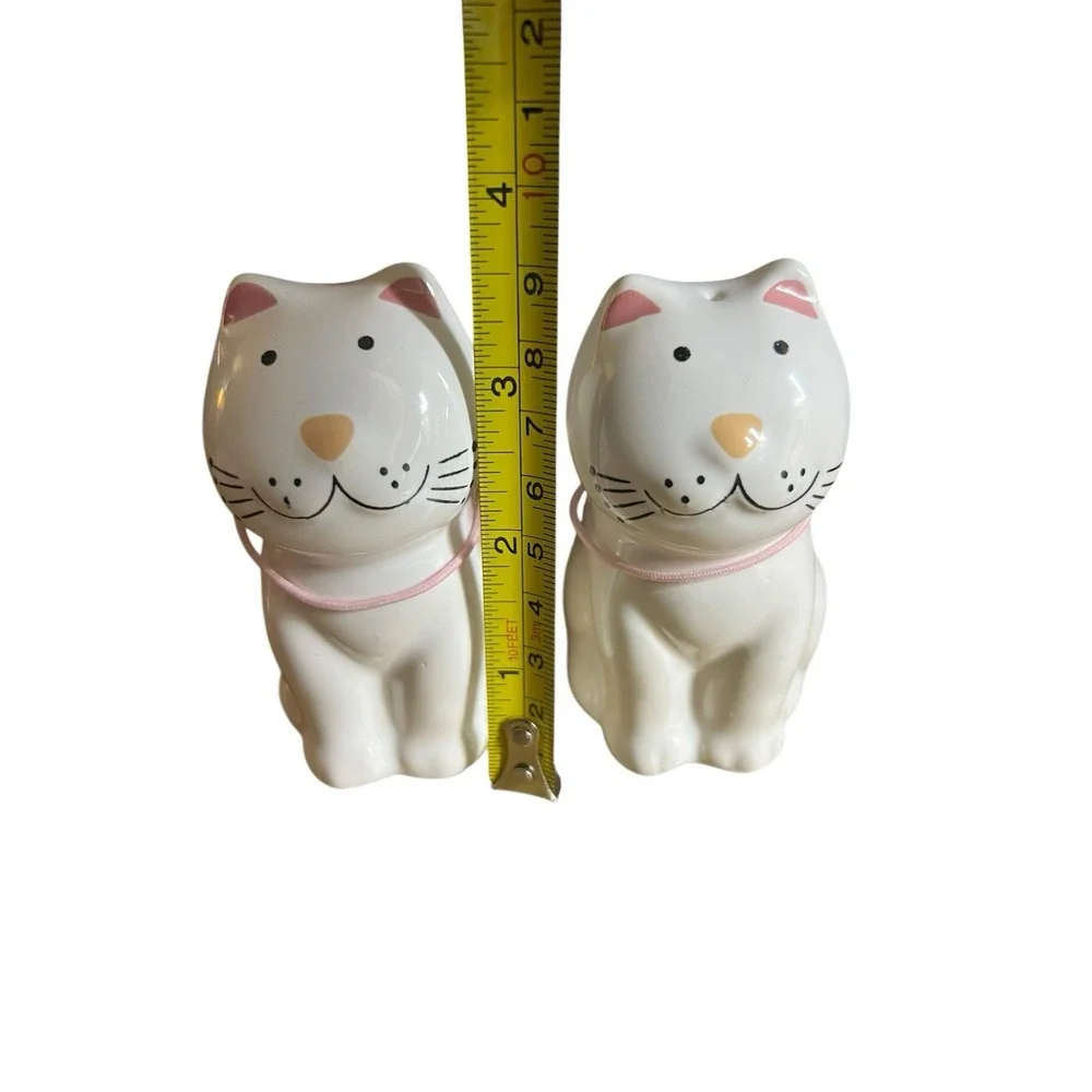 Salt And Pepper Cozy Cats Collection 1989‎ Ceramic 3-1/4